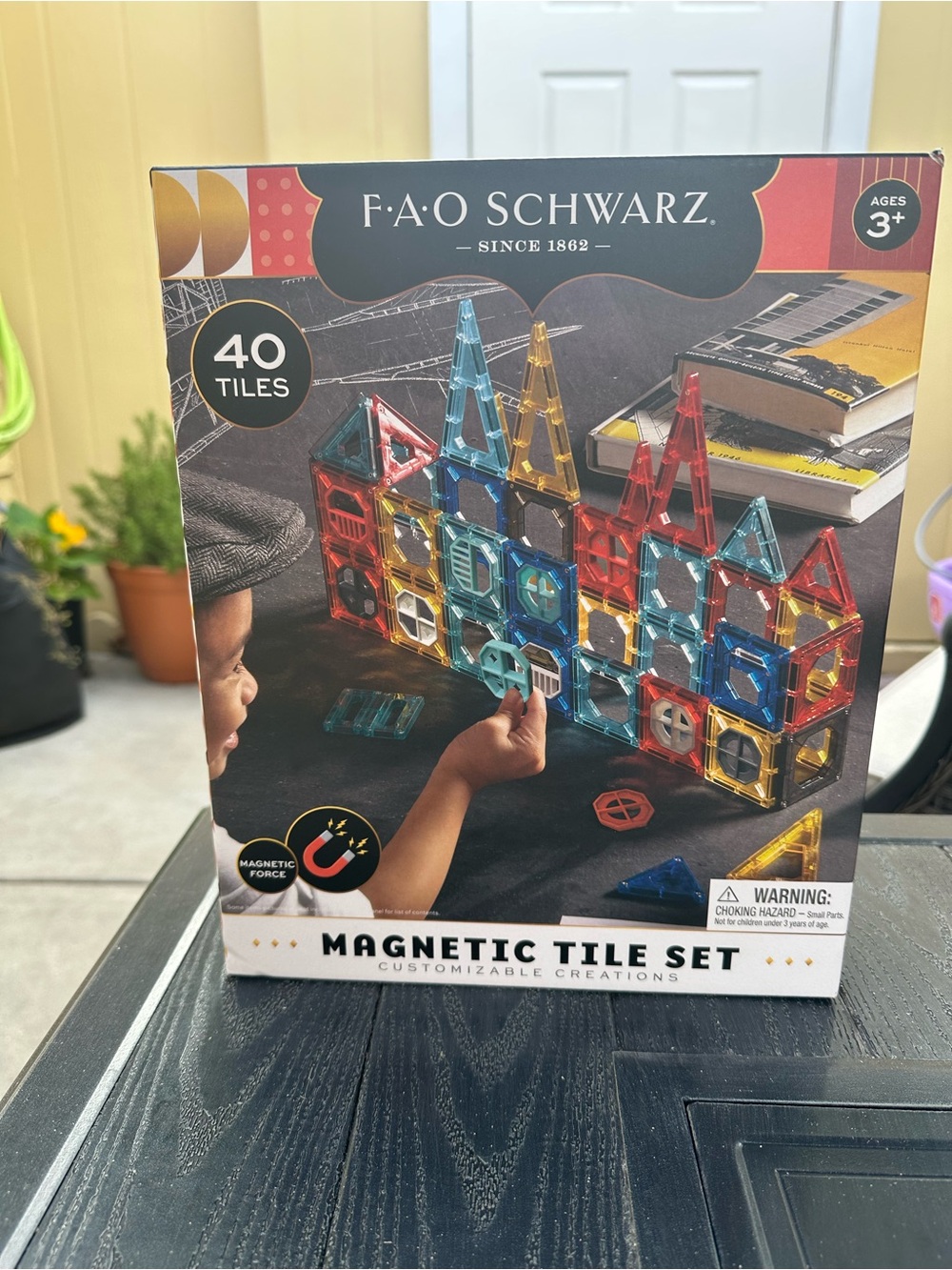 FAO Schwarz Magnetic Tile Set, educational toy